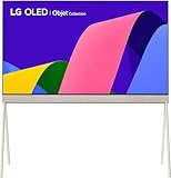 LG OLED Posé 55LX1Q6LA Objet Collection Smart TV 4K 55'' OLED evo Design con Supporto a Cavalletto, Retro in Tessuto, Vano per Riviste, Processore α9 Gen 5, Brightness Booster, Dolby Vision