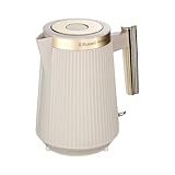Russell Hobbs Bollitore Elettrico [1,7L, 2400W] Brontë Stone (Opaco, Accenti oro, Beccuccio Perfect Pour, Indicatore acqua, Base 360°, Avvolgicavo, Illuminazione, Coperchio pressione) 26751-70