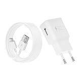 Caricabatterie per Samsung, Caricatore con Cavo USB C Originale Ricarica Rapida 1,5 M Compatibile con Samsung Galaxy S23/S22/S21/S20 FE/Note9/S10/S10e/S9/S8/A56/A55/A54/A53/A25/A16/A15/A14/A05s