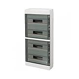 Centralino da Parete IP40 con Portella Trasparente 72 Moduli - ELETTROCANALI SERIE CIVILI EC60072B