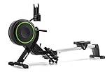 Zipro Dash 6299212 - Vogatore pieghevole per casa, sistema frenante magnetico silenzioso e senza manutenzione, sedile con cuscinetti a sfera, computer di allenamento