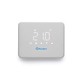 Finder BLISS T Termostato Digitale di Design Tipo 1T.91. Alimentazione a batterie. 2 temperature selezionabili: giorno/notte. Interfaccia semplice e intuitiva. Colore Bianco