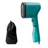 Rowenta Pure Pop, Ferro da Stiro Verticale Portatile a Vapore, Utile per Stirare e Igienizzare i Tuoi Capi, con Sistema Reversibile, Riscaldamento Rapido, Potenza 1300W, Colore Verde 1, DR2024