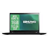Lenovo Thinkpad Pc Portatile Notebook Intel i5, 16 Gb Ram, 512 Gb SSD, Display da 14', WiFi, Windows 11 Pro + Libre Office (Ricondizionato)