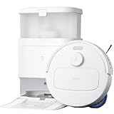 ECOVACS DEEBOT N30 PRO OMNI Robot Aspirapolvere Lavapavimenti, 10000Pa, Mopping Adattivo dei Bordi, ZeroTangle, Lavapavimenti ad Acqua Calda, Asciugatura ad Aria Calda, 9mm Sollevamento Mop, Bianca