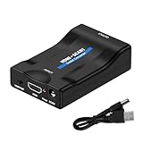Convertitore Converter Hdmi to Scart Adattatore di Formato Pal/Ntsc Video 1080P HDMI Uscita Scart per SKY HD Blu-Ray HDTV PC
