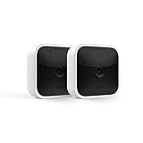 Blink Indoor, Videocamera di sicurezza in HD, senza fili, batteria autonomia 2 anni, rilevazione movimento, comunicazione bidirezionale, compatibile con Alexa | 2 videocamere