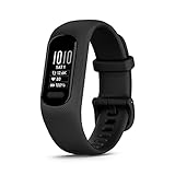 Garmin vívosmart 5, Smartband, Activity Tracker, Cardio, SpO2, GPS Smartphone, Passi, Calorie, Stress, 15 Sport, Rilevamento Incidenti, Display OLED, Notifiche, Black