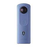 Ricoh THETA SC2 BLUE 360°Fotocamera 4K Video con stabilizzazione dell'immagine Alta qualità di trasferimento dati ad alta velocità Bella visione notturna ripresa con basso rumore, Blu
