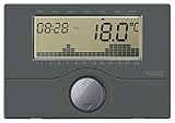 Vimar 01910.14 Cronotermostato programmabile a batteria da parete, Grigio