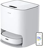 Dreame W10 Robot Aspirapolvere Lavapavimenti con Mappatura, Aspirapolvere Robot con Base di Lavaggio, Spazza, Aspira, Lava e Asciuga 4-in-1, Navigazione Lidar LDS, 4000 Pa, Controllo Alexa