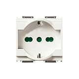 Vimar 16211.B Idea Presa universale 2P+T 16A bianco