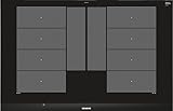 Siemens EX875LYC1E hob - hobs (Built-in, Induction, Ceramic, Black, Touch, Front)