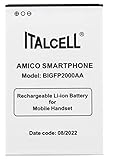 BATTERIA 'ITALCELL' COMPATIBILE PER BRONDI AMICO SMARTPHONE BIGFP2000AA QUALITA' ITALCELL