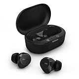Philips TAT1209BK Cuffie auricolari Bluetooth True Wireless - Auricolari piccoli, Valore importante, Audio naturale con bassi dinamici, Chiamate chiare y Alloggiamento per ricarica tascabile - Nero