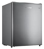 PremierTech Mini Congelatore, Freezer 42 litri, 4**** Stelle, Compatto, Da Tavolo, Risparmio Energetico, Porta reversibile, Silver, PT-FR43S