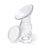 Bestele Tiralatte Manuale, 100ml Silicone Coppa per la Raccolta del Latte Materno Tiralatte per Allattamento e Pappa, BPA Senza Tiralatte Biberon Pompetta Ventosa per L'allattamento