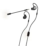 SteelSeries Tusq - Cuffie in-ear da gioco per dispositivi mobili - doppio microfono con maniche rimovibili - cuffie con sospensione ergonomica - per dispositivi mobili - nere