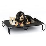 KORIMEFA Brandina per Cani Taglia Grande, Lettino Rialzato, Cuccia Interno Esterno Rinfrescante per Animali Domestici, 122x85cm (XL)