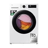 Samsung Lavatrice Crystal Clean WW80CGC04DAEET Libera installazione, 8 Kg, Wifi, Ecobubble, Vapore, Carica Frontale, 60l x 85h x 60p cm