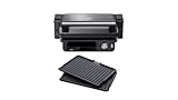 Braun MultiGrill CG5033IGY Bistecchiera Elettrica, Griglia a contatto con manopola, regolazione temperatura, 3 Posizioni di Cottura, Piastre Removibili e Lavabili, piastra aperta 30x22cm, 2000W, Nero