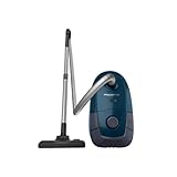 ROWENTA Power XXL Aspirapolvere con sacchetto, RO3126EA, set da parquet, 900 W, contenitore per polvere da 4,5 l, raggio d'azione, 8,8 m, blu scuro/grigio