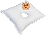 OrtoPrime Cuscino Ortopedico Antidecubito per Orecchio – Guanciale Ergonomico a Ciambella – Supporto Cervicale – Cuscino per Piercing Orecchio