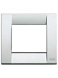 Vimar 16733.21 Idea Placca Classica 3 Moduli argento