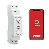 VEMER VE797200 MICRO BT - Interruttore Orario Astronomico con Bluetooth e APP dedicata, Timer da Barra DIN 1 Modulo, Bianco
