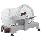 RGV Luxury Italia 22 GL-R Elettrico 140 W Alluminio Grigio Affettatrice - Affettatrice (Aluminio, Grigio, 480 mm, 345 mm, 310 mm, 11 kg)