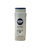 NIVEA Gel doccia MEN Silver Protect Pack di 6 (6 x 500 ml), Bagnoschiuma antibatterico con ioni d'argento, Gel doccia All-in-1 per uomo, Gel doccia forte NIVEA MEN