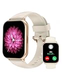 RUIMEN Smartwatch Uomo Donna Chiamate e Whatsapp Smart Watch Fitness Sportivo Impermeabile Orologio Smart Contapassi Cardiofrequenzimetro da polso Saturimetro per Android iOS Galassia