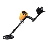 Metal Detector Professionali impermeabili con LCD e jack per auricolari, 2 modalità, All Metal e Pinpoint Bobina di ricerca da 2 libbre 7,8 pollici per adulti e bambini Metal detector