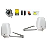 KIT AUTOMATISMO CANCELLO A BATTENTE A BRACCI ARTICOLATI 24V ANTE PILASTI GRANDI