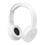 SBS cuffie a filo DJ Beat con padiglioni morbidi pieghevoli salvaspazio, archetto imbottito, cavo jack 3.5 mm con filo da 1.5m, controller con microfono integrato, bianche