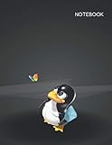 LINUX Notebook: Lined, Soft Cover, Letter Size 240 pages (8.5 x 11) Notebook: Large Composition Book, Journal: linux kills windows