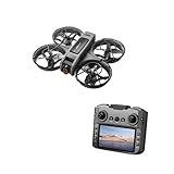 LKHLTBF Nuovo Drone S156 4k HD Professionale con Telecamera grandangolare WiFi FPV rc, Altezza Regolabile, Elicottero con Schermo Grande, quadricottero Pieghevole, Giocattolo,B,Triple Battery
