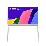 LG OLED Posé 42LX1Q6LA Objet Collection Smart TV 4K 42'' OLED evo Design con Supporto a Cavalletto, Retro in Tessuto, Vano per Riviste, Processore α9 Gen 5, Dolby Vision, 3 HDMI 2.1 @48Gbps