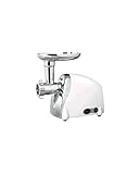 RGV Tritacarne Elettrico Professionale 3 In 1 Bianco con 3 Trafile e Accessori per Passapomodoro, Grattugia, Insaccatrice facile da usare e veloce da pulire, Potenza 500W