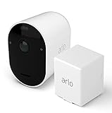 Arlo Pro 4, telecamera di Videosorveglianza WiFi con batteria aggiuntiva, Faro e allarme integrati, Sensori movimento, Visione notturna, 90 giorni di Arlo Secure inclusi, Bianco