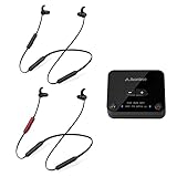 Avantree HT41866-2 Cuffie Wireless TV, 20 Ore Auricolari Senza Fili Bluetooth per Televisione, Controllo Volume Separato, Plug & Play