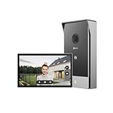 EZVIZ HP5 Videocitofono Connesso, 7 Pollici Touch Monitor, 2 fili, Visione Notturna, Apertura da remoto, Full HD, Apertura RFID, Impermeabile, Dual Band