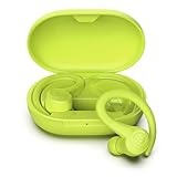 JLab Go Air Sport+ Cuffie Bluetooth Sport Running, Auricolari Sport, Resistenti al sudore IP55, 35ore di riproduzione Bluetooth, Applicazione, Chiamate Chiare C3, Cuffie in ear, Giallo