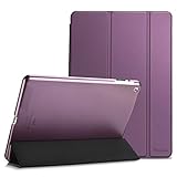Smart Cover per iPad 2 3 4 – ProCase Custodia Ultra Sottile Leggero, Support Auto Sveglia/Sonno,con Retro Smerigliato Semi-trasparente per iPad 2/iPad 3 /iPad 4 (Vecchio modello) -Viola