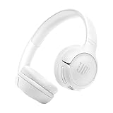 JBL Tune 530 BT Cuffie On-Ear Bluetooth Wireless, Pieghevoli e Leggere, JBL Pure Bass, Connessione Multipoint, fino a 76 ore di Autonomia, Google Fast Pair, Microsoft Swift Pair, Bianco