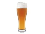 H&H 6 bicchieri in vetro birra weizen 330cl, 68/4261
