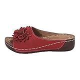 Sandali Estivi Donna Ortopediche Scarpe Estive Eleganti Comodi Antiscivolo Ciabatte Leggeri Morbido Pianta Larga Sandalo Per Fascite Plantare Infradito Basso Spiaggia Doccia Gomma Pantofole Offerta