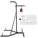 OldFe capacità 60kg Boxing Stazione Altezza 200cm Kit da Boxe Sacco da Boxe da Supporto Robusto Sacco da Boxe Regolare per Fitness (HRAT24A)