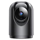 1296P Telecamera wi-fi Interno, Webcam Wifi con Visione Notturna HD e rilevamento di movimento, Videocamera Sorveglianza Compatibile con Alexa, avviso applicazione,Audio Bidirezionale