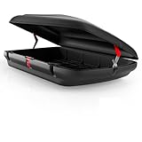 Art Plast BA320 Cofanetto Tetto Auto in Polipropilene, Finitura Carbonio, Nero, 1320 x 778 x 345 mm